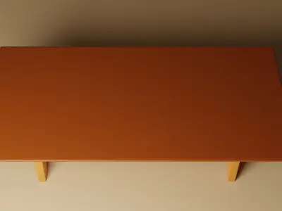 Dining Table Free low-poly 3D model purchase