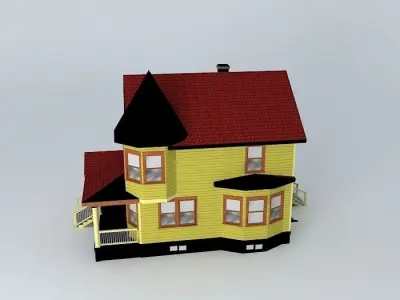 Victorian House Free 3D model