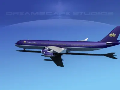 Airbus A340-600 Air Vietnam 3D model