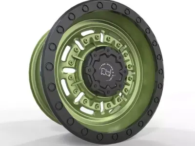 Rin Black Rhino 3D model