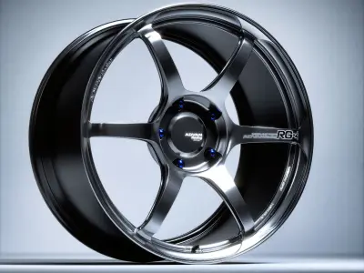 ADVAN Racing RG4 Low-poly 3D model