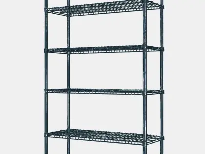 OMAR 1 shelf section 1 Low-poly 3D model