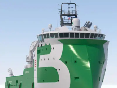 Anchor Handling Tug Supply Vessel BOURBON ORCA 3D model