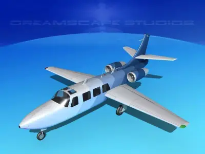 Piper Aerostar FJ-100 Fanjet V03 3D model