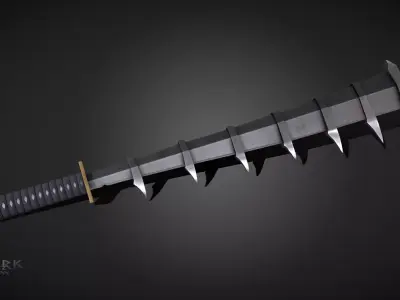 Zabimaru Bleach Low-poly 3D model