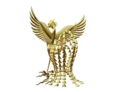 phenix golden phoenix 3D model