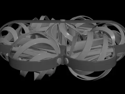 Cyclotronic Lifter - Symphony of Symmetry - Concept 3D model