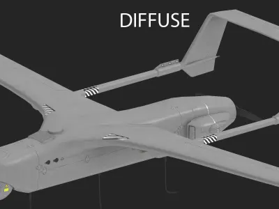 RQ 21 Low-poly 3D model