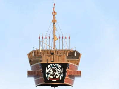 Warships of the Southern Song Dynasty 3D model