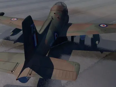 BAC 167 Strikemaster Mk-88 3D model