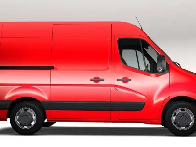 Vauxhall Movano L1H2 Van 2016 3D model