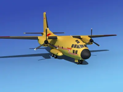 Alenia C-27A Spartan RCAF 3D model