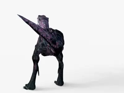 Raptor T-Rex Hybrid Dinosaur Low-poly 3D model