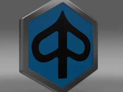 Piaggio logo 3D model
