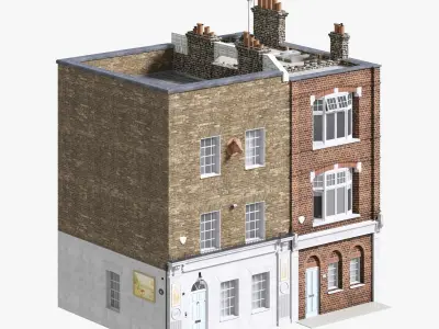 England building at old church str 44-46 London 3D model