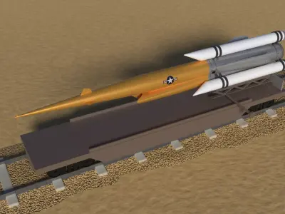 Vought SLAM Supersonic Low Altitude Missile 3D model
