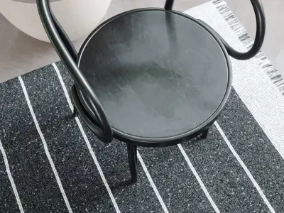  Replica Thonet 209 Chair Model, Black 