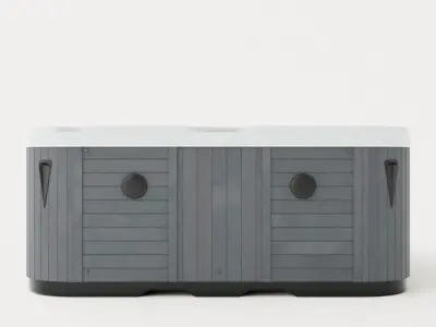 Neptune Spa Lx Pump 94 Jets 6 People White Low-poly 3D model