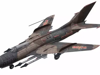 AirCraft 13 - fighter 3D model