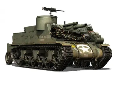 M7 Priest - Baboom 3D model