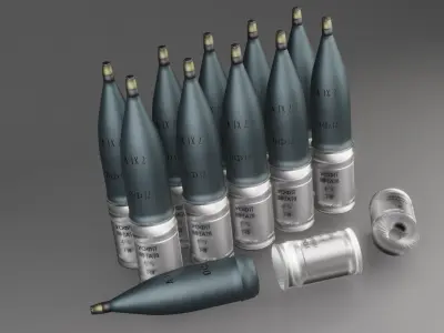 Tank shell collection 3D model