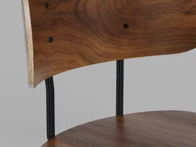 Gus Modern - Bantam Dining Chair Free 3D model