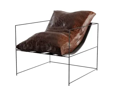 Leather Sierra Chair 3D model