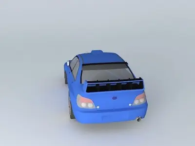 Subaru Impreza GD WRC 2006 Free 3D model