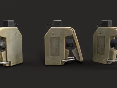 Explosive Devices Low-poly 3D model