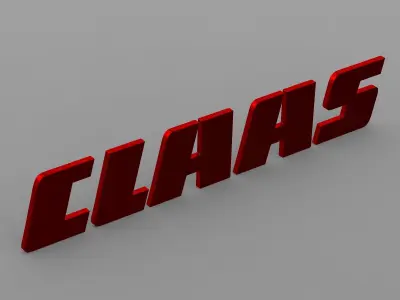 claas logo 3D model