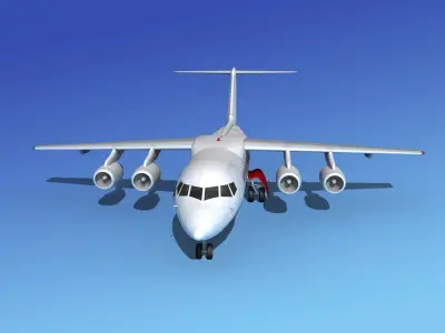 BAe 146-200 Bendall Air Express 3D model