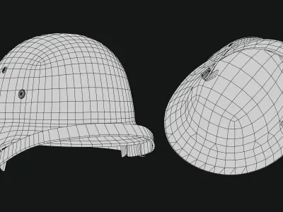 WW2 German Stahlhelm Free low-poly 3D model