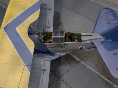 Curtiss SBC-4 Helldiver 3D model