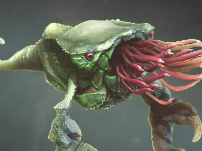 Sea Creature - Highpoly 3D model