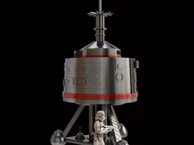 The Palomino Spacecraft 3D print model