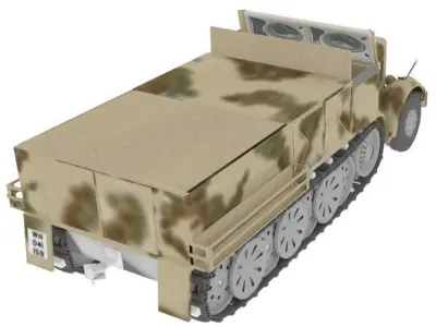 Sd Kfz 9 Free 3D model