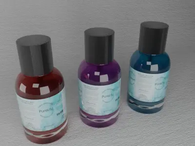 Simple Perfume Bottle Low-poly 3D model