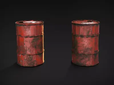 Rusty Industrial Scrap Debris Pack - 39 Assets PBR Game Ready Low-poly 3D model