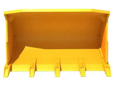 Excavator Bucket 3D model