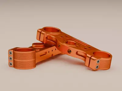 Triple Clamp Supermoto VmRacing 3D model
