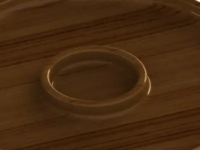 Serving Tray  Platter 3D model