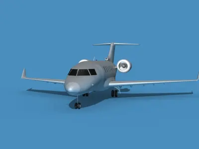 Bombardier CL-604 Challenger V00 3D model