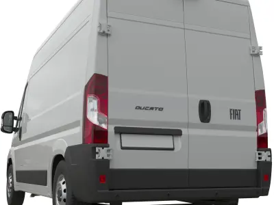 2024 FIAT DUCATO  L2H2 Detailed interior 3D model