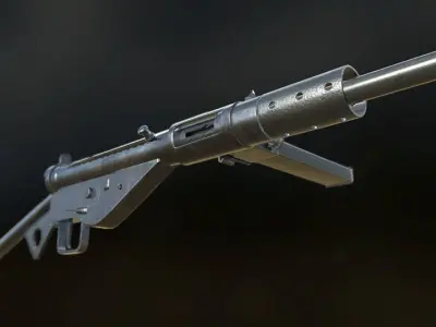 Sten MK2 smg 3D model