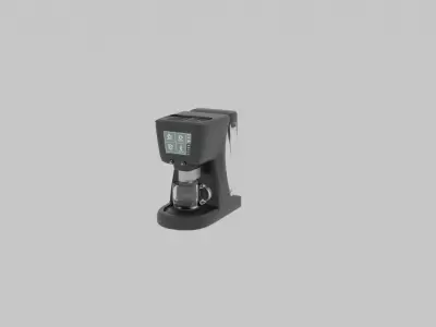 Coffee machine Free low-poly 3D model