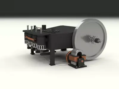 Wright Flyer Engine 3D model