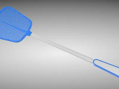 Fly Swatter Low-poly 3D model