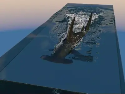 Great Hammerhead shark  - Sphyrna mokarran  3D model