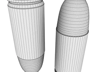 9x19 Parabellum Cartridge 3D model