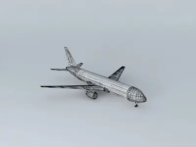 Icelandair Boeing 767 300ER Free 3D model